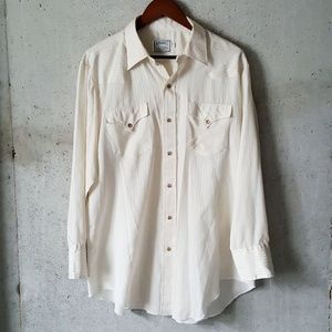 H bar C California western wear shirt size 17 33